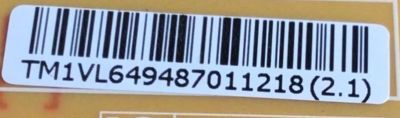KIT DE TARJETAS PARA TV LG / NUMERO DE PARTE MAIN EBT66491002 / EAX69083603 / 66491002 / NUMERO DE PARTE FUENTE EAY64948701 / EAX67865201 / 64948701 / LGP55TJ-18U1 / PLDK-L703A / PANEL NC550DGG-AAGPA / MODELO 55UN6950ZUA / 55UN6950ZUA.BUSWLKR - Imagen 2